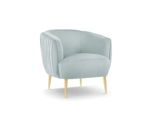 Fauteuil en velours pistache Micadoni Home Fauteuils Fauteuil En Velours Pistache -Fauteuils Shop fauteuil en velours pistache 1