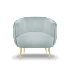 Micadoni Home Fauteuils Fauteuil En Velours Pistache