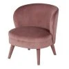 Maisons Du Monde Fauteuils Fauteuil En Velours Rose