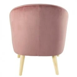 Maisons Du Monde Fauteuils Fauteuil En Velours Rose Foncé -Fauteuils Shop fauteuil en velours rose fonce 1000 11 39 185974 5