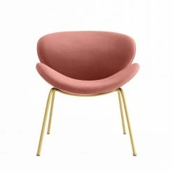 Potiron Paris Fauteuils Fauteuil En Velours Rose Vintage -Fauteuils Shop fauteuil en velours rose vintage 2