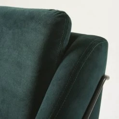 Maisons Du Monde Fauteuils Fauteuil En Velours Vert -Fauteuils Shop fauteuil en velours vert 1000 0 14 186031 3