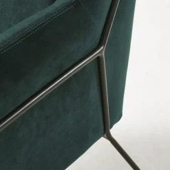 Maisons Du Monde Fauteuils Fauteuil En Velours Vert -Fauteuils Shop fauteuil en velours vert 1000 0 14 186031 4