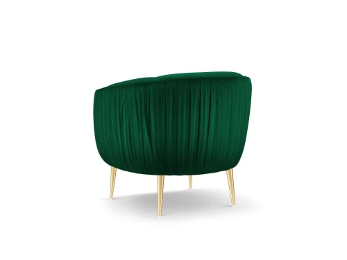 Fauteuil en velours vert bouteille Micadoni Home Fauteuils Fauteuil En Velours Vert Bouteille -Fauteuils Shop fauteuil en velours vert bouteille 2