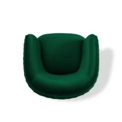 Micadoni Home Fauteuils Fauteuil En Velours Vert Bouteille 3 Micadoni Home Fauteuils Fauteuil En Velours Vert Bouteille -Fauteuils Shop fauteuil en velours vert bouteille 3