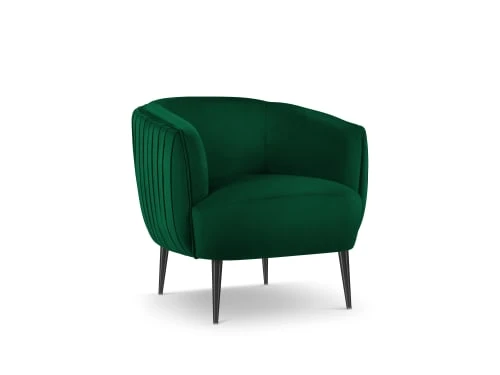 Fauteuil en velours vert bouteille Micadoni Home Fauteuils Fauteuil En Velours Vert Bouteille -Fauteuils Shop fauteuil en velours vert bouteille 6