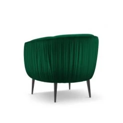 Micadoni Home Fauteuils Fauteuil En Velours Vert Bouteille 2 Micadoni Home Fauteuils Fauteuil En Velours Vert Bouteille -Fauteuils Shop fauteuil en velours vert bouteille 7