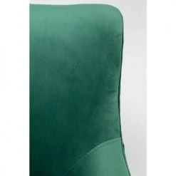 Kare Design Fauteuils Fauteuil En Velours Vert Et Acier Doré -Fauteuils Shop fauteuil en velours vert et acier dore 4