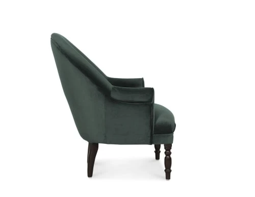 Fauteuil en velours vert et pieds en bouleau noir Maisons Du Monde Fauteuils Fauteuil En Velours Vert Et Pieds En Bouleau Noir -Fauteuils Shop fauteuil en velours vert et pieds en bouleau noir 1000 14 22 215149 2