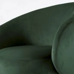 Maisons Du Monde Fauteuils Fauteuil En Velours Vert Forêt -Fauteuils Shop fauteuil en velours vert foret 1000 1 31 209951 4
