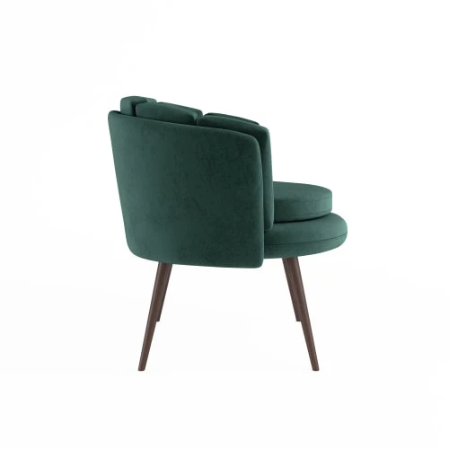 Fauteuil en velours vert forêt Potiron Paris Fauteuils Fauteuil En Velours Vert Forêt -Fauteuils Shop fauteuil en velours vert foret 2