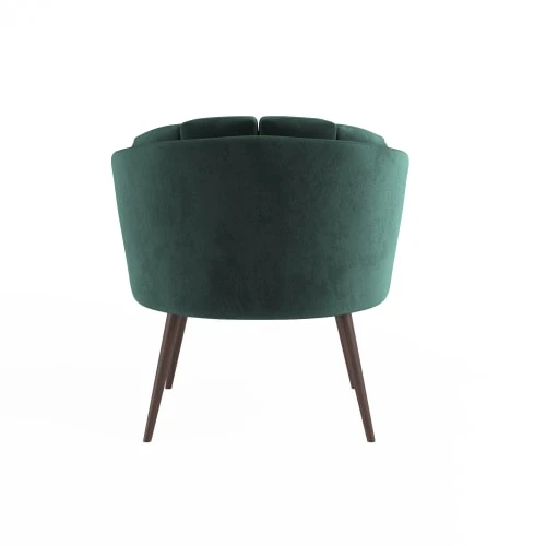 Fauteuil en velours vert forêt Potiron Paris Fauteuils Fauteuil En Velours Vert Forêt -Fauteuils Shop fauteuil en velours vert foret 5