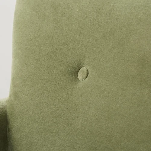 Fauteuil en velours vert kaki Maisons Du Monde Fauteuils Fauteuil En Velours Vert Kaki -Fauteuils Shop fauteuil en velours vert kaki 1000 10 7 186024 11