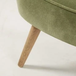 Maisons Du Monde Fauteuils Fauteuil En Velours Vert Kaki 3 Maisons Du Monde Fauteuils Fauteuil En Velours Vert Kaki -Fauteuils Shop fauteuil en velours vert kaki 1000 10 7 186024 9