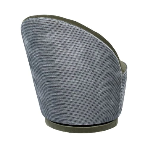 Fauteuil en velours vert kaki Dutchbone Fauteuils Fauteuil En Velours Vert Kaki -Fauteuils Shop fauteuil en velours vert kaki 4