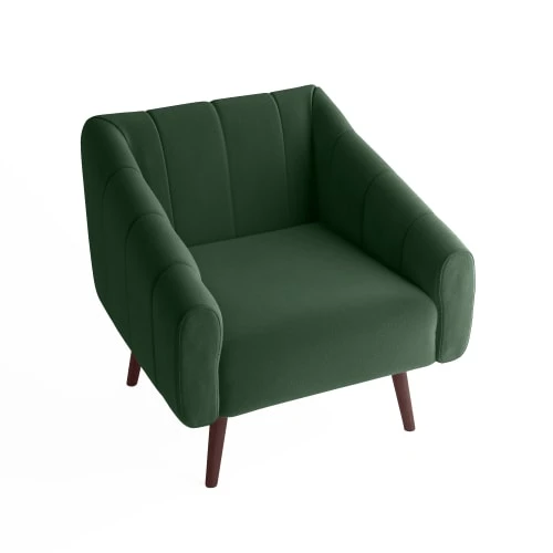 Fauteuil en velours vert sapin Potiron Paris Fauteuils Fauteuil En Velours Vert Sapin -Fauteuils Shop fauteuil en velours vert sapin 2