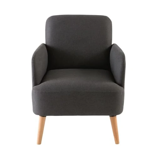 Fauteuil gris anthracite Maisons Du Monde Fauteuils Fauteuil Gris Anthracite -Fauteuils Shop fauteuil gris anthracite 1000 3 3 175647 2