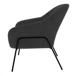 Rendez Vous Déco Fauteuils Fauteuil Gris Foncé En Velours Cotelé -Fauteuils Shop fauteuil gris fonce en velours cotele 5