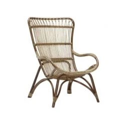 Sika Design Fauteuils Fauteuil Haut Dossier En Rotin Antique