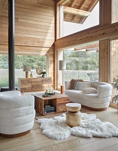 Fauteuil imitation fourrure écrue et pieds en bois de chêne Maisons Du Monde Fauteuils Fauteuil Imitation Fourrure écrue Et Pieds En Bois De Chêne -Fauteuils Shop fauteuil imitation fourrure ecrue et pieds en bois de chene 1000 11 10 219770 6