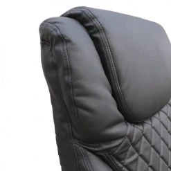 MOYCOR Fauteuils Fauteuil Inclinable Avec Repose Pieds En Fer Noir -Fauteuils Shop fauteuil inclinable avec repose pieds en fer noir 4