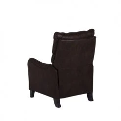 Beliani Fauteuils Fauteuil Inclinable En Tissu Marron -Fauteuils Shop fauteuil inclinable en tissu marron 4