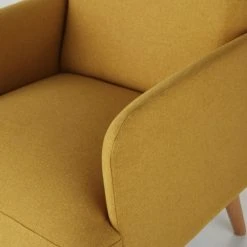 Maisons Du Monde Fauteuils Fauteuil Jaune Et Hêtre -Fauteuils Shop fauteuil jaune et hetre 1000 5 20 209530 4