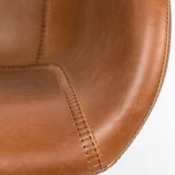 Zuiver Fauteuils Fauteuil Lounge En Cuir Marron -Fauteuils Shop fauteuil lounge en cuir marron 10