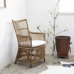 Sika Design Fauteuils Fauteuil Lounge En Rotin Antique -Fauteuils Shop fauteuil lounge en rotin antique 4