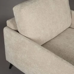 Dutchbone Fauteuils Fauteuil Lounge En Tissu Beige -Fauteuils Shop fauteuil lounge en tissu beige 3