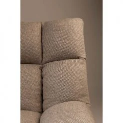 Dutchbone Fauteuils Fauteuil Lounge En Tissu Gris -Fauteuils Shop fauteuil lounge en tissu gris 4