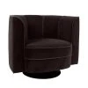 Dutchbone Fauteuils Fauteuil Lounge En Velours Noir