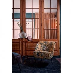 Bepurehome Fauteuils Fauteuil Lounge En Velours Ocre 3 Bepurehome Fauteuils Fauteuil Lounge En Velours Ocre -Fauteuils Shop fauteuil lounge en velours ocre 3