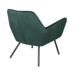 Drawer Fauteuils Fauteuil Lounge En Velours Vert Forêt -Fauteuils Shop fauteuil lounge en velours vert foret 4