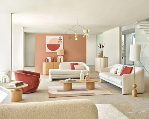 Fauteuil pivotant blanc chiné et pin Maisons Du Monde Fauteuils Fauteuil Pivotant Blanc Chiné Et Pin -Fauteuils Shop fauteuil pivotant blanc chine et pin 1000 4 17 209937 6