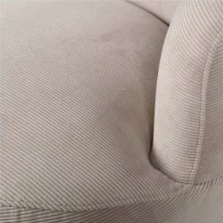 Mathi Design Fauteuils Fauteuil Pivotant En Velours Naturel -Fauteuils Shop fauteuil pivotant en velours naturel 3