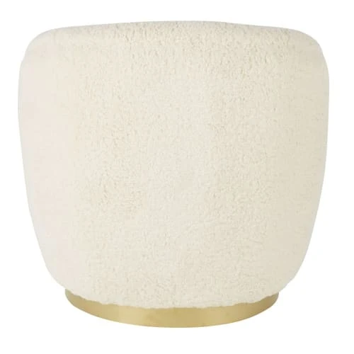 Fauteuil pivotant imitation fourrure écrue Maisons Du Monde Fauteuils Fauteuil Pivotant Imitation Fourrure écrue -Fauteuils Shop fauteuil pivotant imitation fourrure ecrue 1000 8 20 216418 4