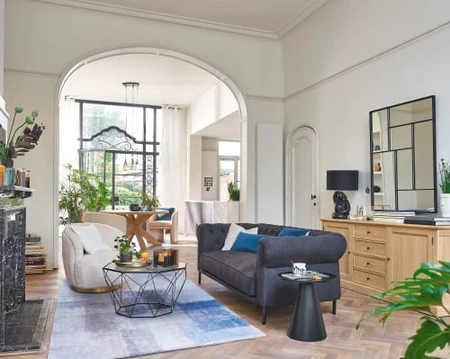 Fauteuil pivotant imitation fourrure écrue Maisons Du Monde Fauteuils Fauteuil Pivotant Imitation Fourrure écrue -Fauteuils Shop fauteuil pivotant imitation fourrure ecrue 1000 8 20 216418 5