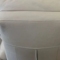 My New Design Fauteuils Fauteuil Relax Avec Pouf Base étoile Aluminium - Cuir Beige -Fauteuils Shop fauteuil relax avec pouf base etoile aluminium cuir beige 2