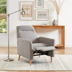 Baita Fauteuils Fauteuil Relax En Tissu 1 Place Gris -Fauteuils Shop fauteuil relax en tissu 1 place gris 2