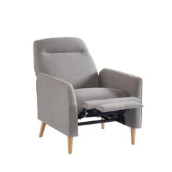 Baita Fauteuils Fauteuil Relax En Tissu 1 Place Gris -Fauteuils Shop fauteuil relax en tissu 1 place gris 5