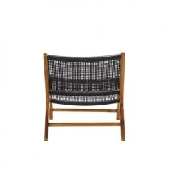 Bois Dessus Bois Dessous Fauteuils Fauteuil Relax Tissage Et Teck -Fauteuils Shop fauteuil relax tissage et teck 4