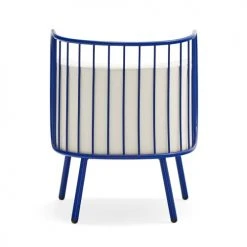 TEULAT Fauteuils Fauteuil Rembourré Et Structure Métallique En Bleu Foncé -Fauteuils Shop fauteuil rembourre et structure metallique en bleu fonce 4