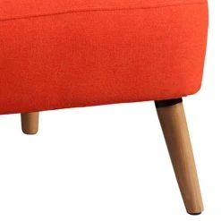 Altobuy Fauteuils Fauteuil Rembourré Tissu Orange -Fauteuils Shop fauteuil rembourre tissu orange 2