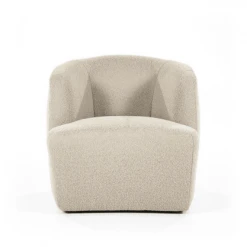 Meubles & Design Fauteuils Fauteuil Rond Avec Accoudoirs En Tissu Beige 3 Meubles & Design Fauteuils Fauteuil Rond Avec Accoudoirs En Tissu Beige -Fauteuils Shop fauteuil rond avec accoudoirs en tissu beige 3