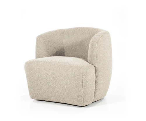 Fauteuil rond avec accoudoirs en tissu beige Meubles & Design Fauteuils Fauteuil Rond Avec Accoudoirs En Tissu Beige -Fauteuils Shop fauteuil rond avec accoudoirs en tissu beige