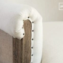 PIB Fauteuils Fauteuil Rond En Tissu Beige -Fauteuils Shop fauteuil rond en tissu beige 5