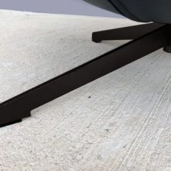 Mathi Design Fauteuils Fauteuil Rotatif En Tissu Gris -Fauteuils Shop fauteuil rotatif en tissu gris 3