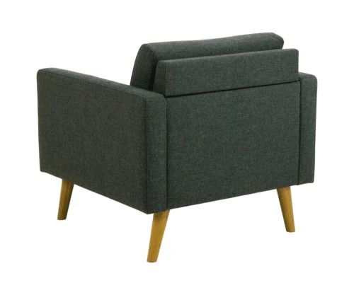 Fauteuil scandinave en tissu pieds bois Meubles & Design Fauteuils Fauteuil Scandinave En Tissu Pieds Bois -Fauteuils Shop fauteuil scandinave en tissu pieds bois 3