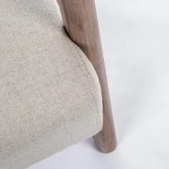 Mathi Design Fauteuils Fauteuil Scandinave Tissu Crème -Fauteuils Shop fauteuil scandinave tissu creme 3